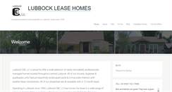 Desktop Screenshot of lubbockleasehomes.com