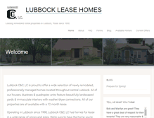 Tablet Screenshot of lubbockleasehomes.com